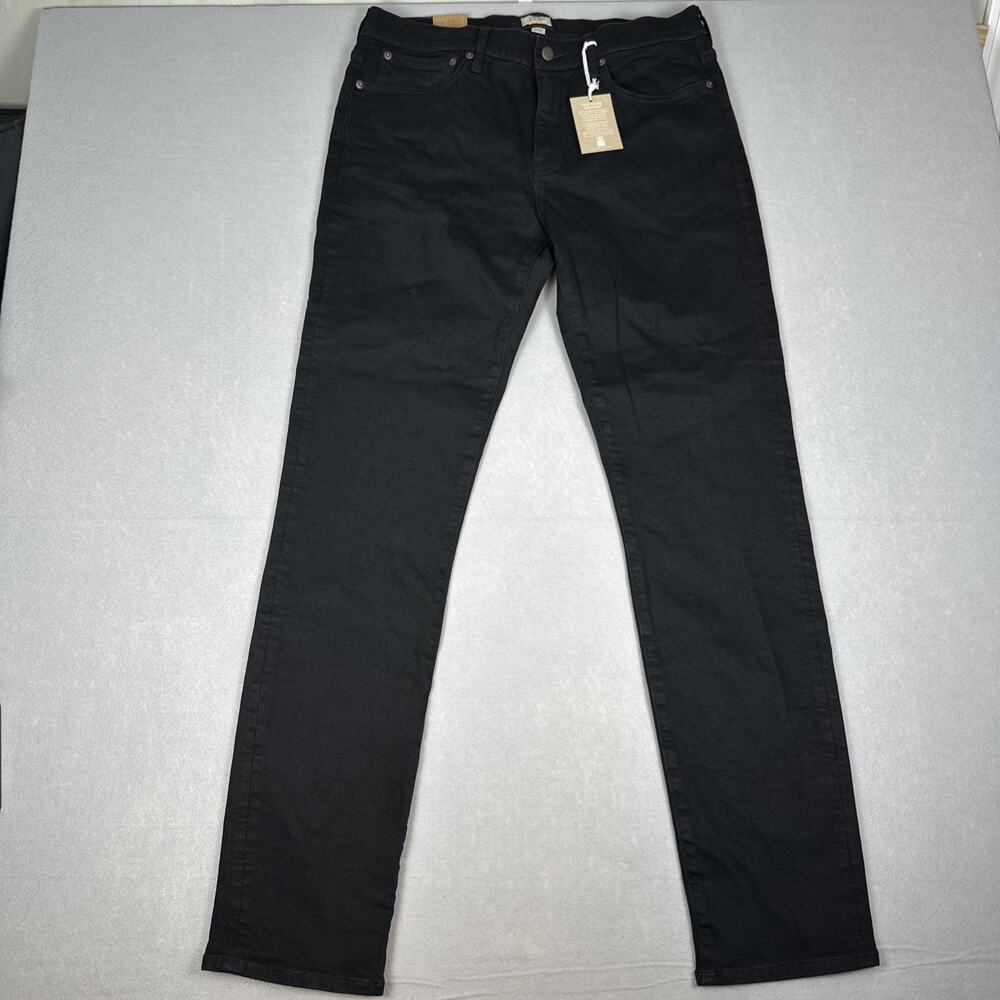 NWT J. Crew Garment Dye Stretch Chino Pants Men’s Size 34” x 34” Style 484 Black